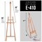 64" to 89" La Jolla Classic A-Frame Wood Easel, Lyre Style Studio Easel - Wooden Artists Floor Stand, Sturdy, Adjustable Height To 48" Canvas - Painting, Drawing, Sign Display